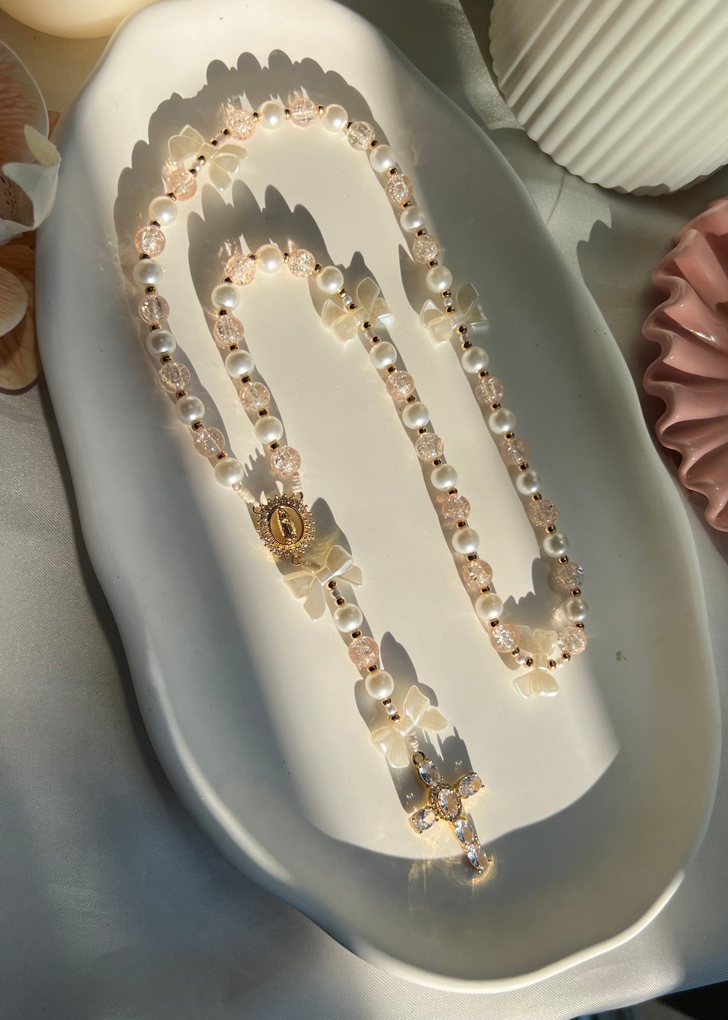 Chapelet Nova en beige