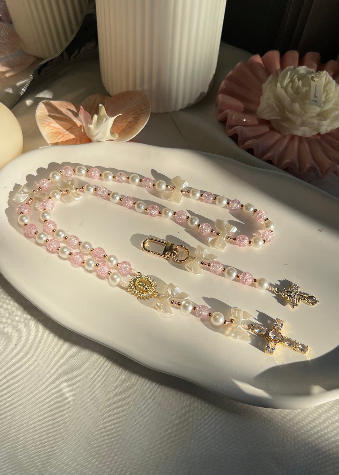 Chapelet Nova en rose