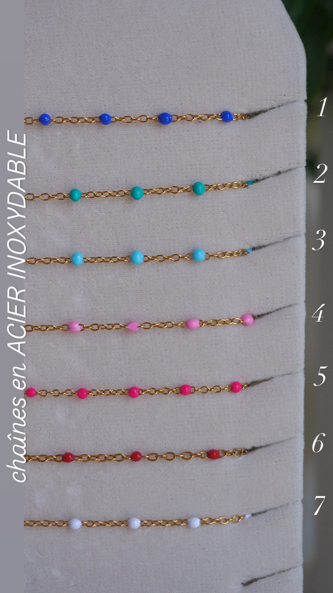 Collier croix + étoile (Couleur de la chaîne au choix !)