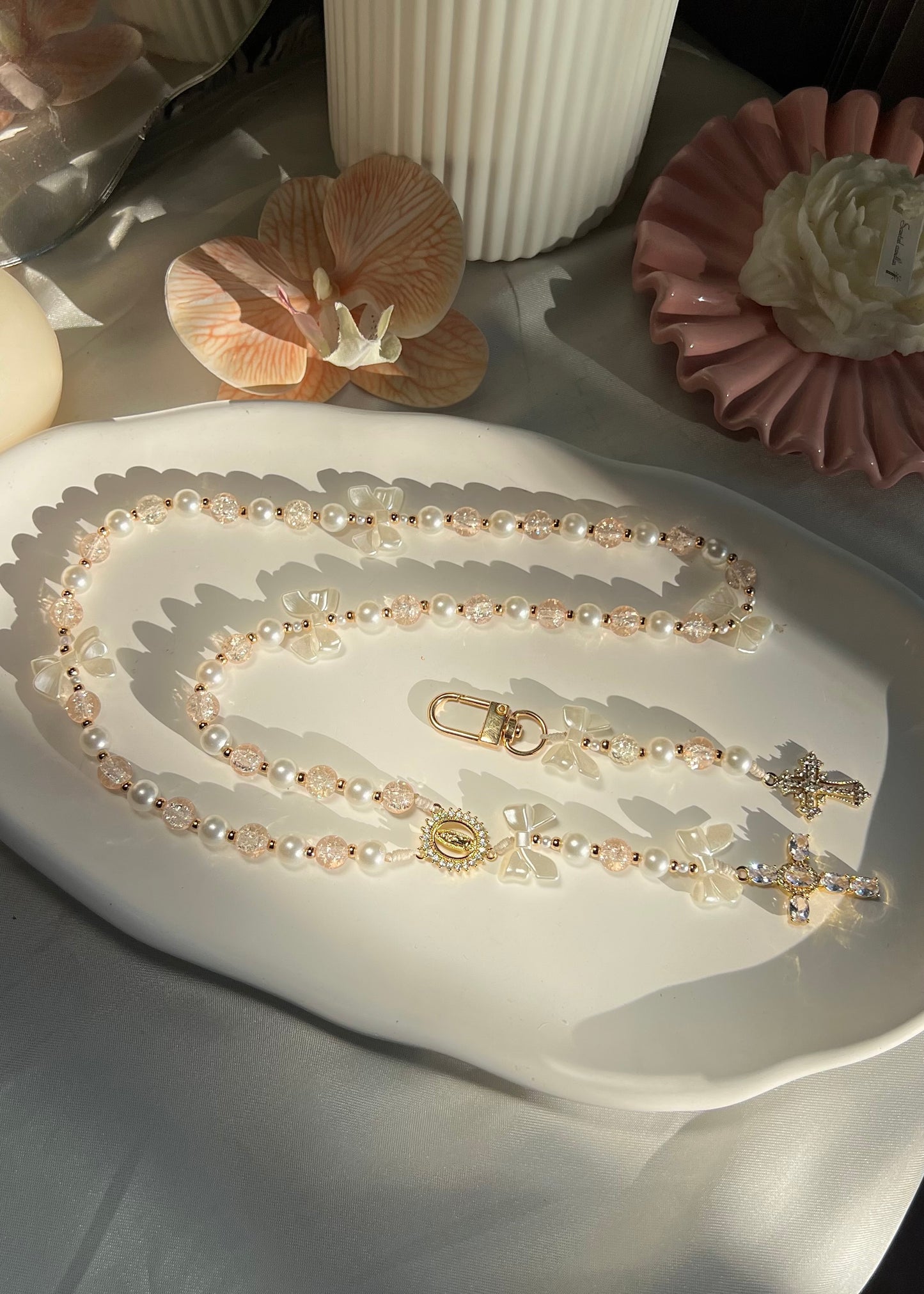 Chapelet Nova en beige
