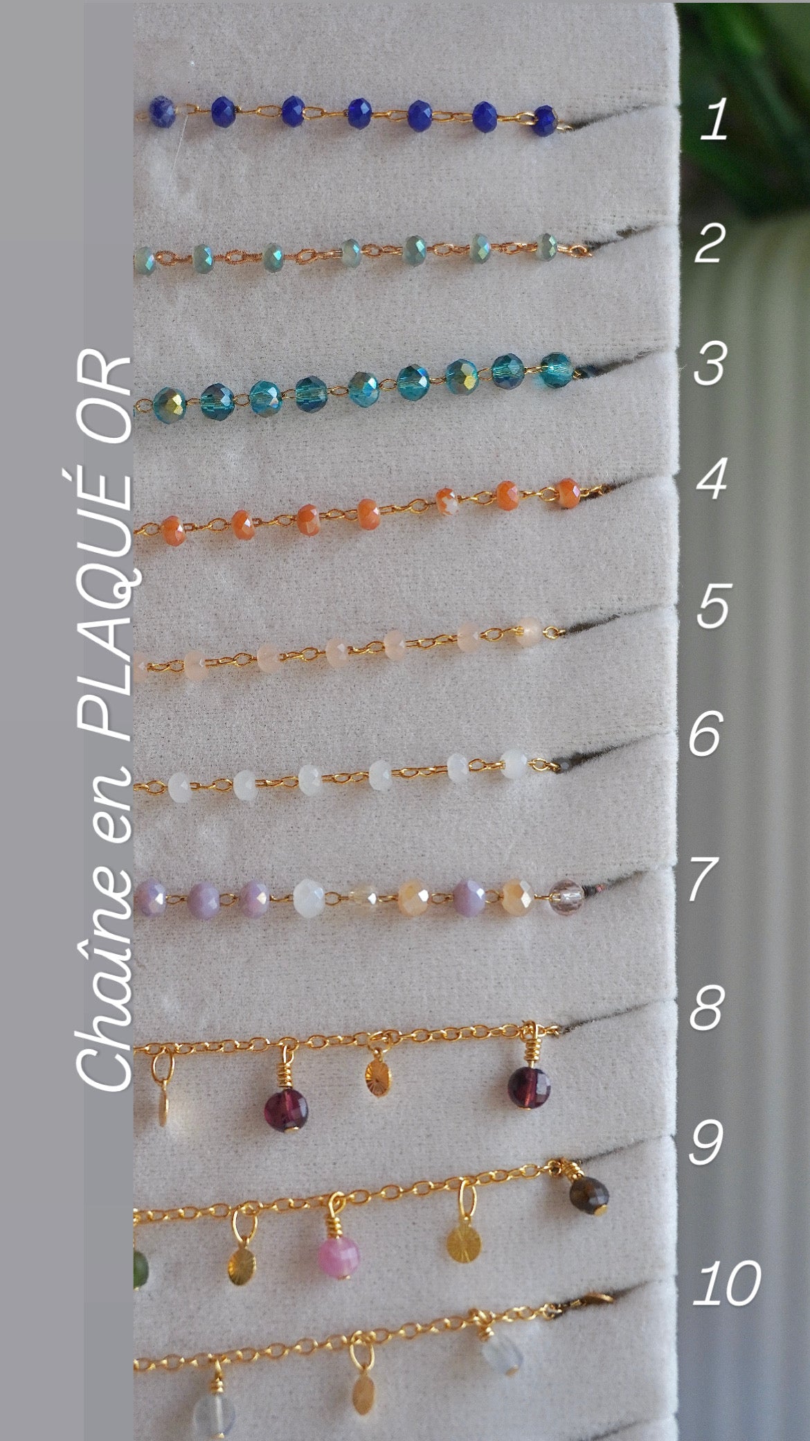 Bracelet trèfle (chaîne modifiable)