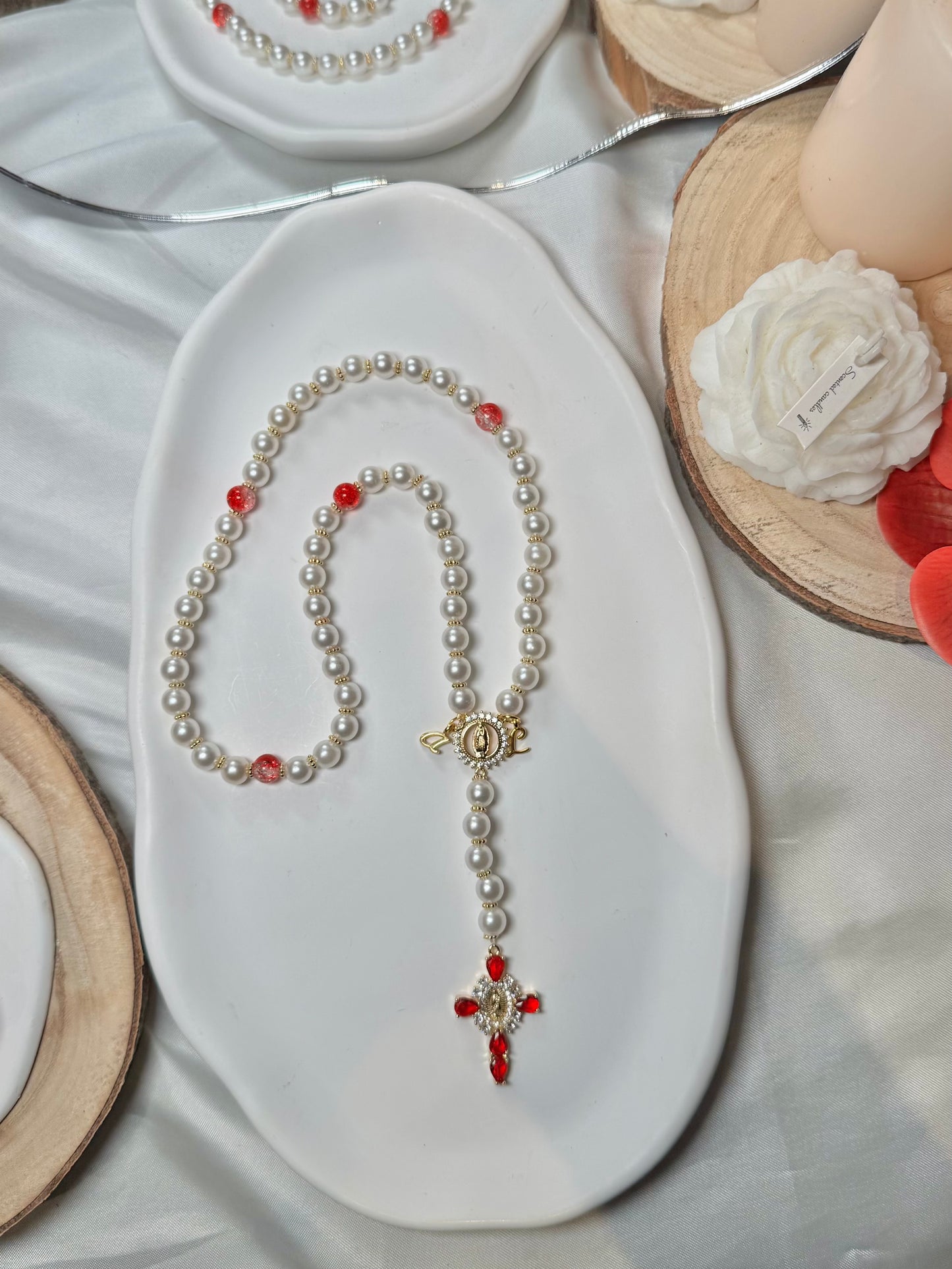 Lot 2 chapelet + bijoux de téléphone