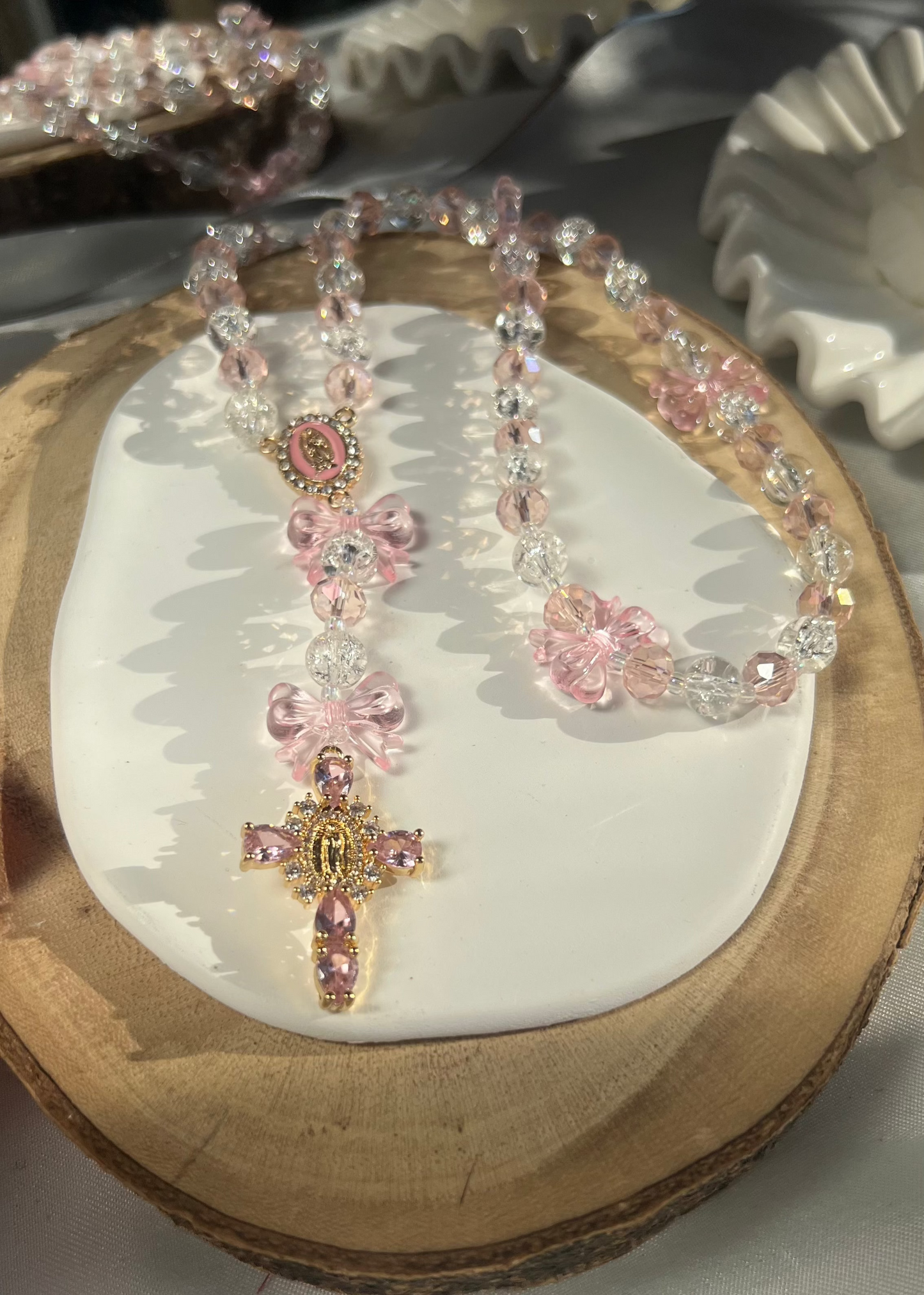 Chapelet Alba rose