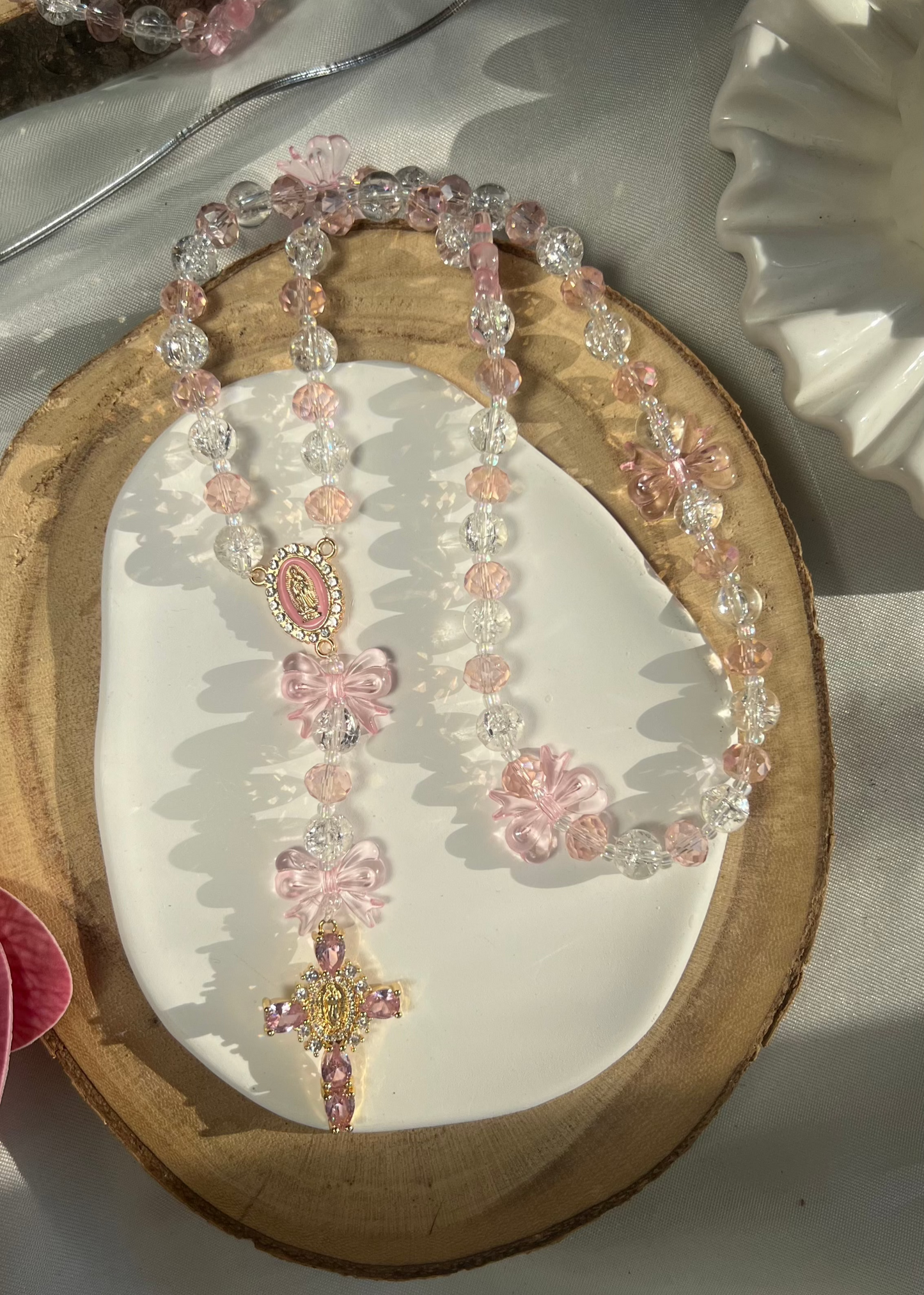 Chapelet Alba rose