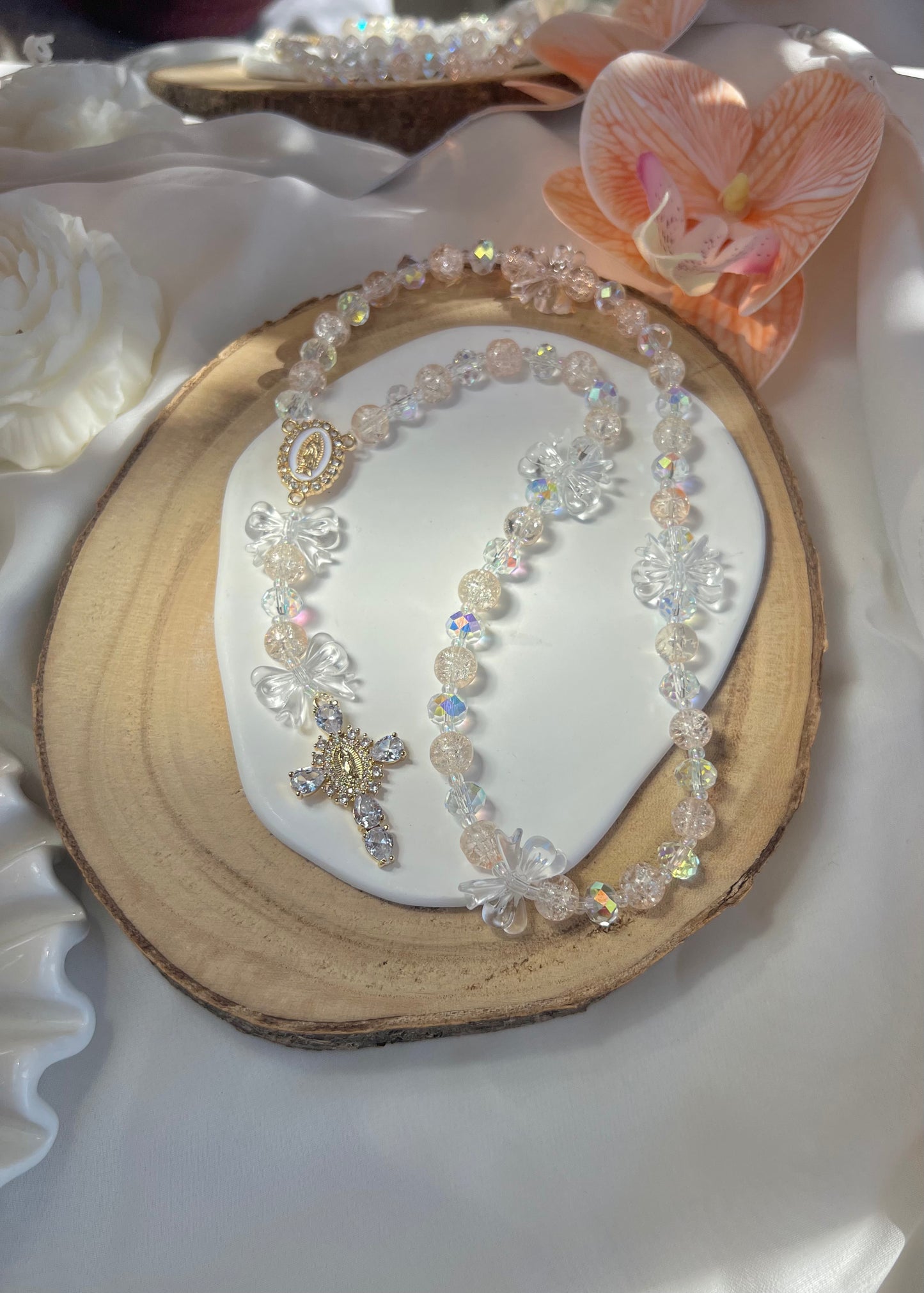 Chapelet Alba beige