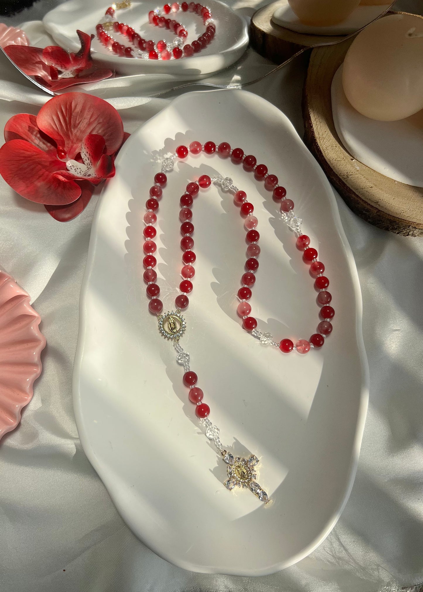 Chapelet Amour en pierre de Jade