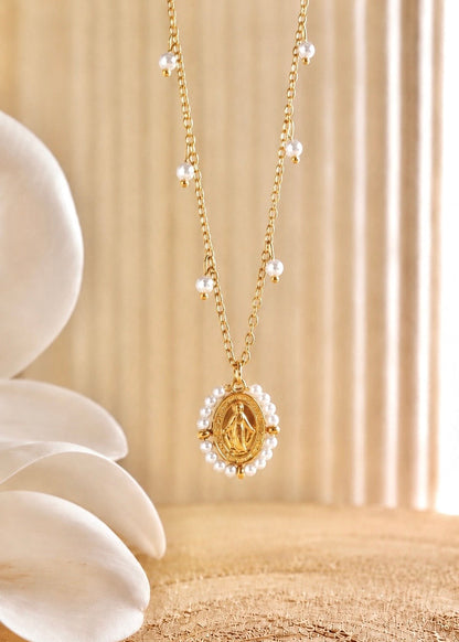 Collier médaille miraculeuse