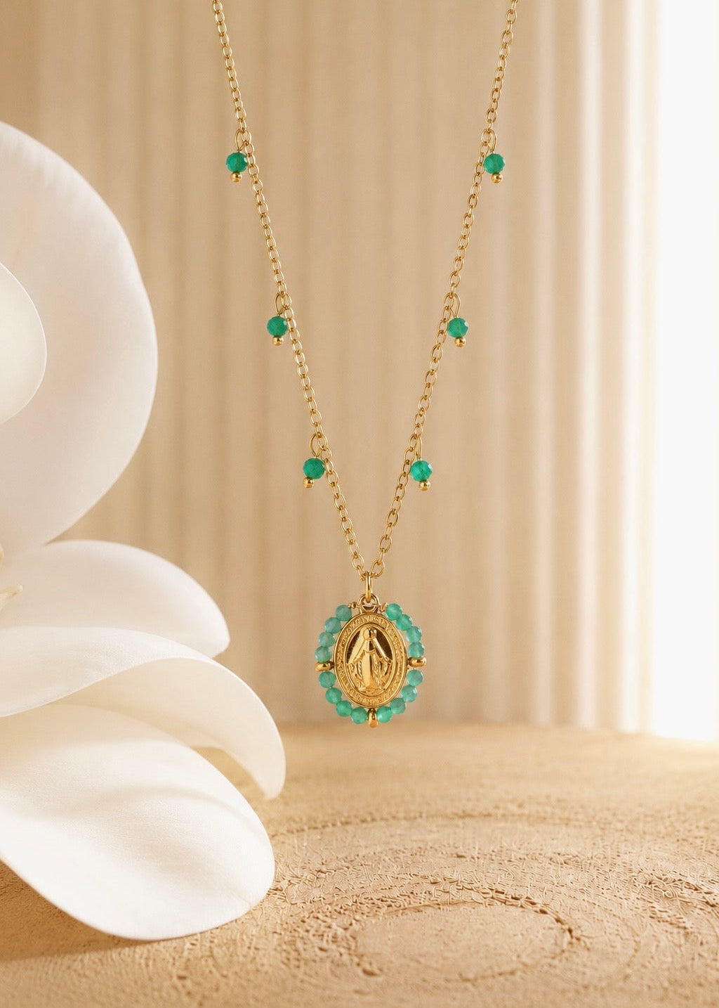 Collier médaille miraculeuse