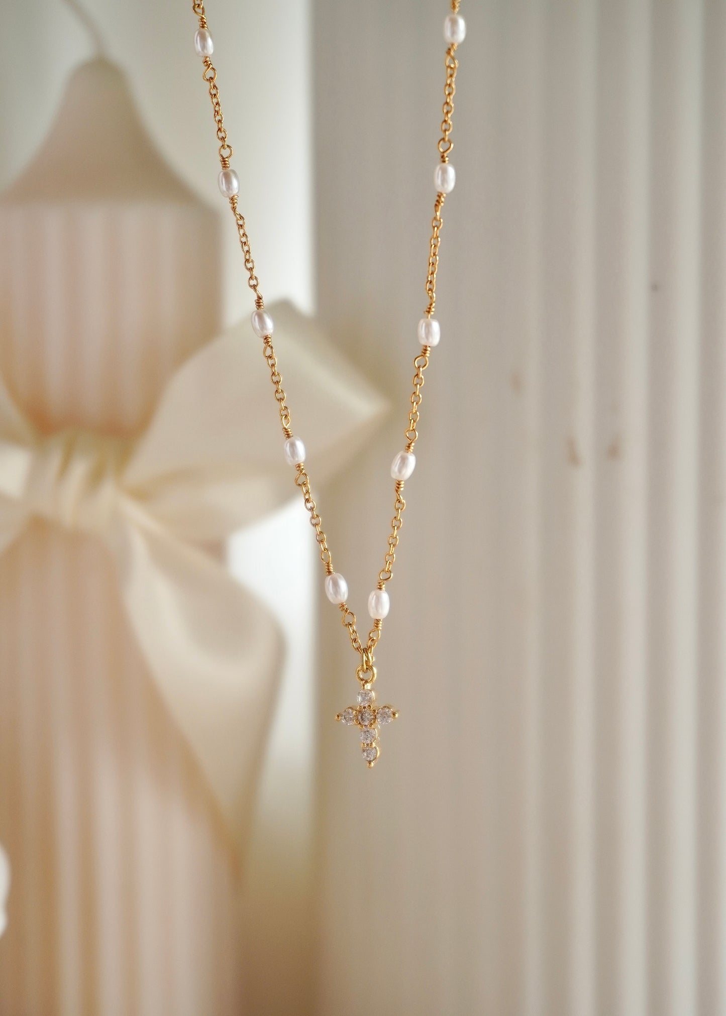 Collier Lena sur chaîne en pierre naturelles (4 pierres disponible)