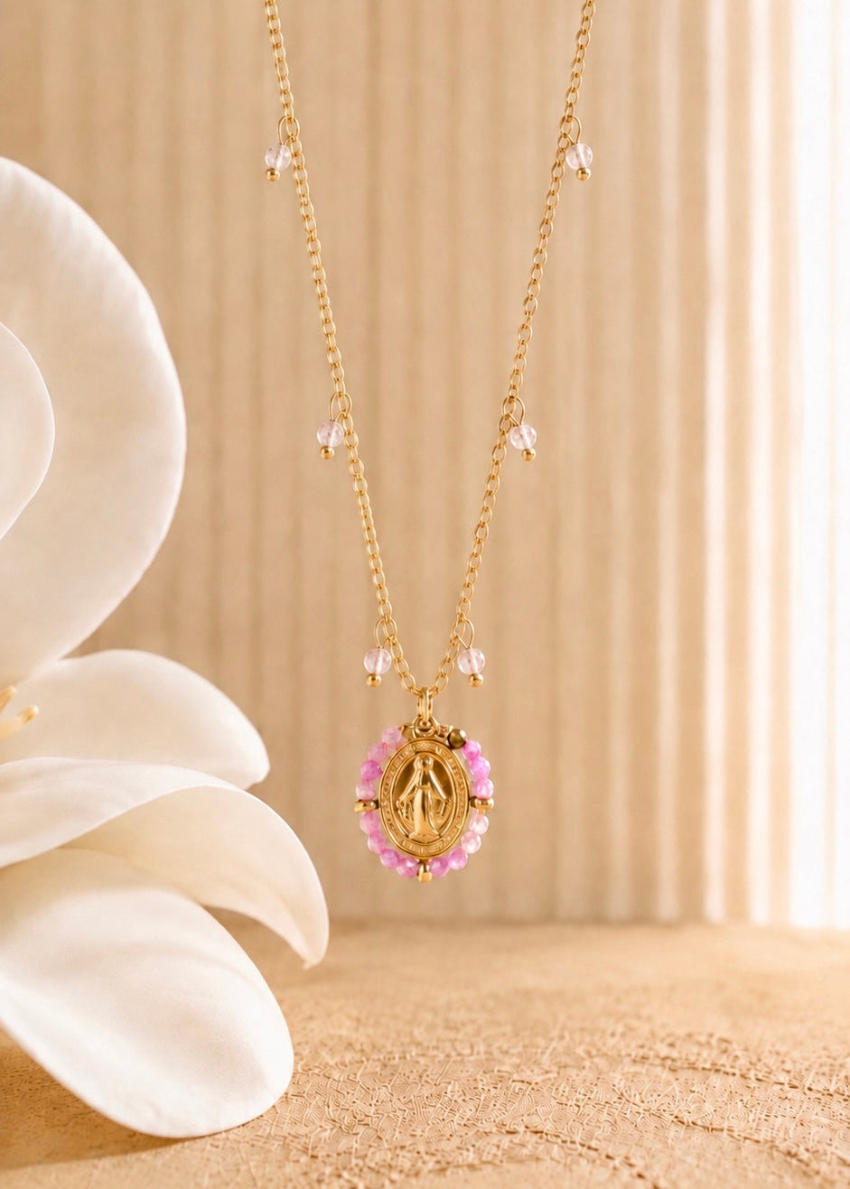 Collier médaille miraculeuse