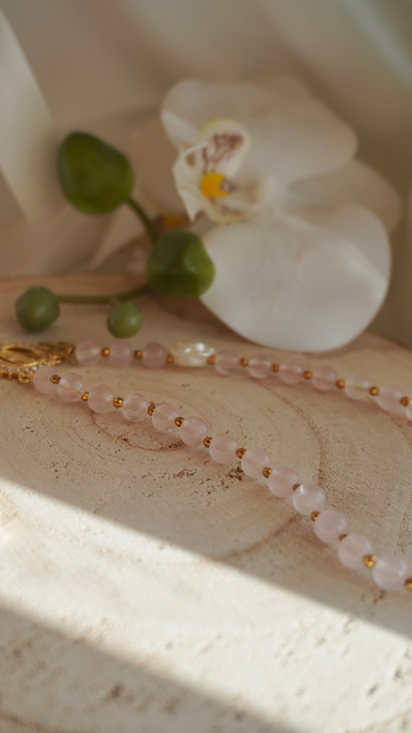 chapelet de rétro personnalisé en quart rose