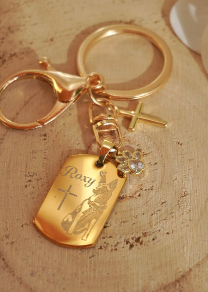 Porte clé avec photo