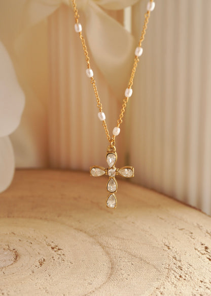 Collier Eve sur chaîne en pierre naturelles (4 pierres disponible)