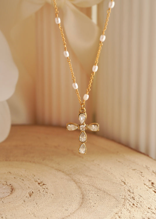 Collier Eve sur chaîne en pierre naturelles (4 pierres disponible)