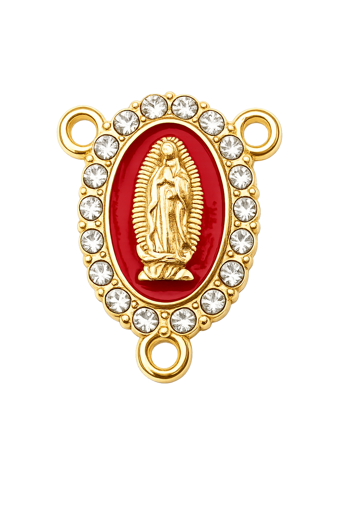Médaille Notre-Dame de Guadeloupe colorée