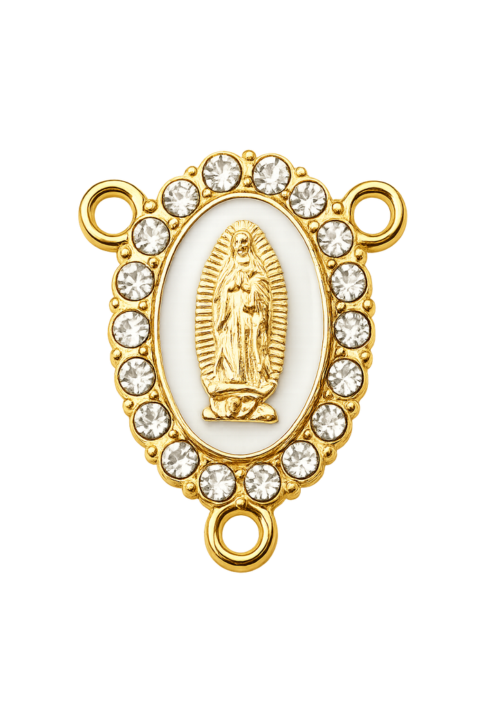 Médaille Notre-Dame de Guadeloupe colorée