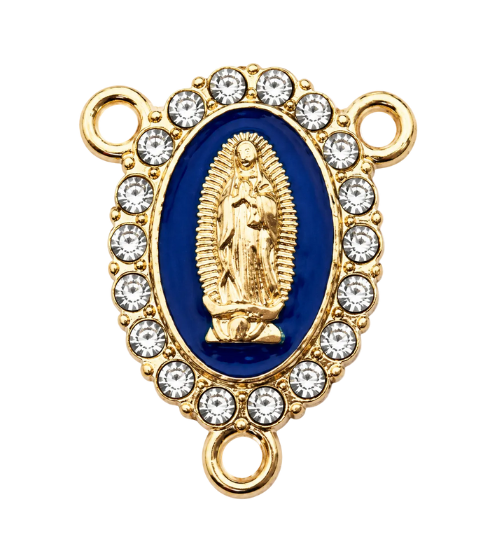 Médaille Notre-Dame de Guadeloupe colorée