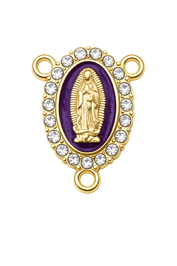 Médaille Notre-Dame de Guadeloupe colorée