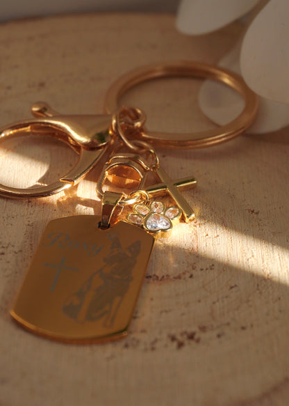 Porte clé avec photo