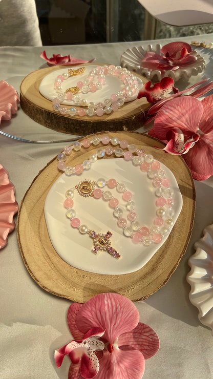 Chapelet Hosanna rose