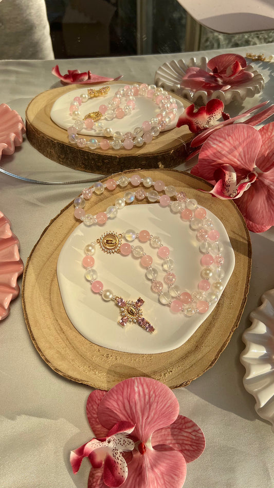 Chapelet Hosanna rose