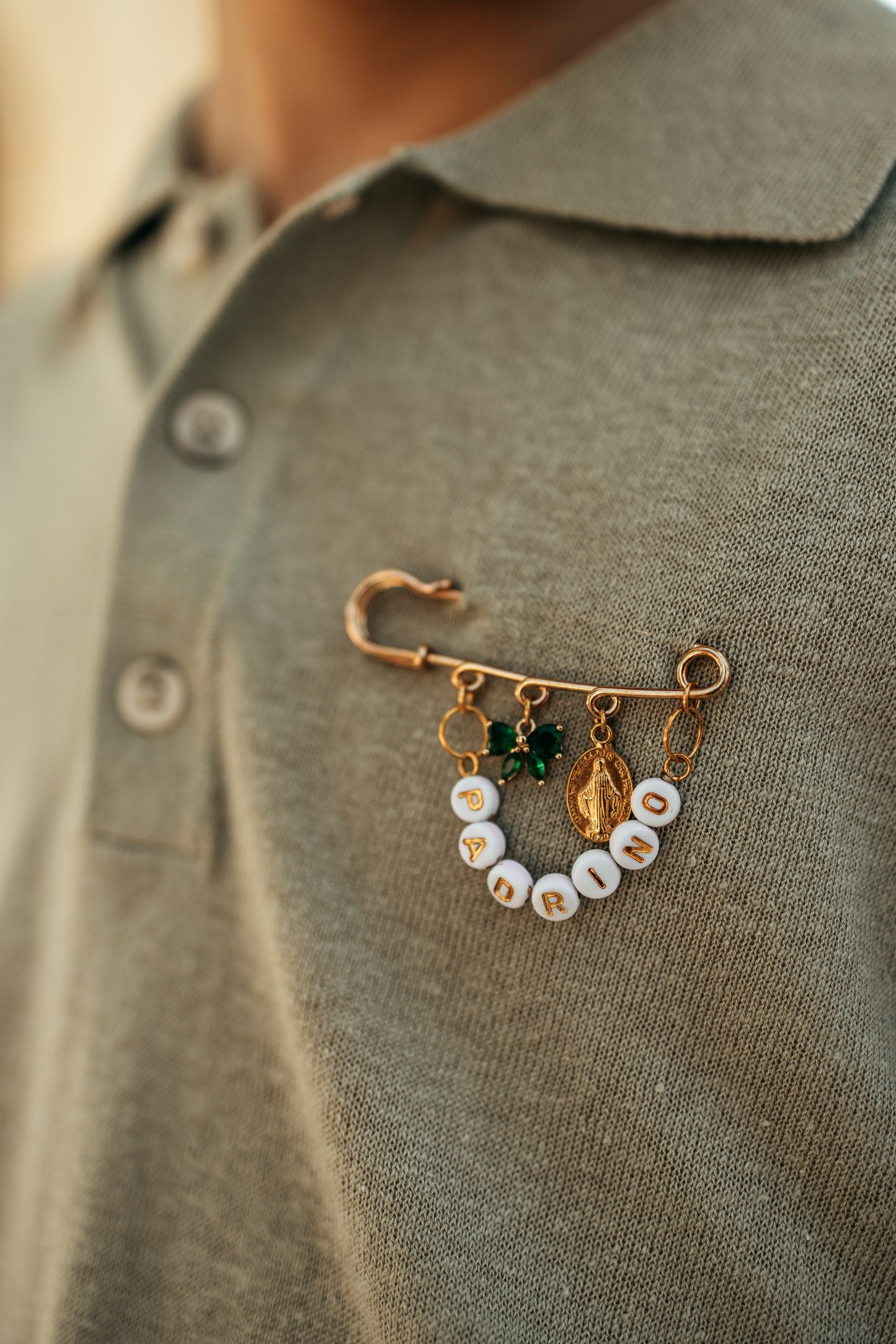 Broche à personnaliser avec prénom
