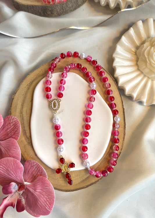 Chapelet rose