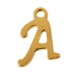 Initiale dorée grande taille
