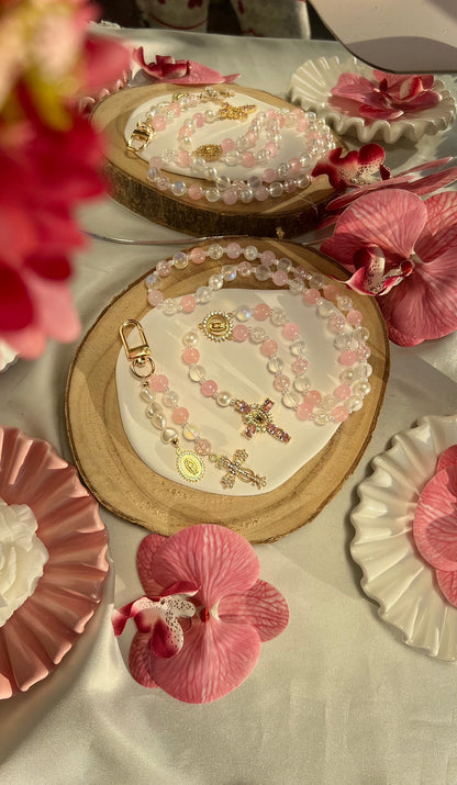 Chapelet Hosanna rose